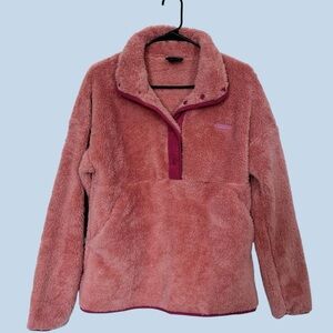Spyder Pink Fleece Women's Sweater, Size Medium - Cozy, Like New